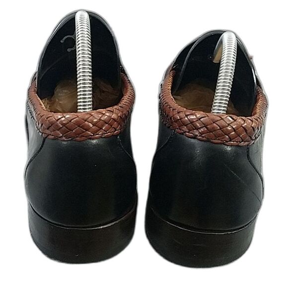 Allen Edmonds Maxfield men\'s dress tassel loafers size 11 black brown USA made main image 4
